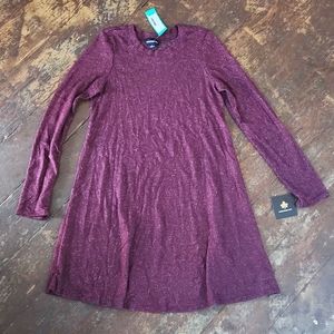 Fortune + Ivy Rosemary Brushed Hacci Knit Dress